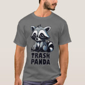 Trash Panda Niedlich Wildlife Funny Raccoon Gesche T-Shirt (Vorderseite)