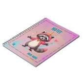 Trash Panda Notebook - Notizbuch - Customizable Notizblock (Linke Seite)