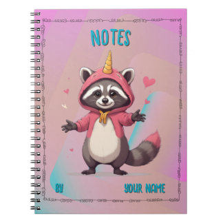 Trash Panda Notebook - Notizbuch - Customizable Notizblock