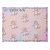Trash Panda notepad - Notizblock (Vorderseite)