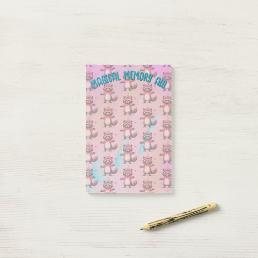 Trash Panda post-it notes - Klebezettel - small (Auf Schreibtisch)