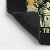 Trash Panda Raccoon It's Called Trash Can Not Tras Mousepad (Ecke)