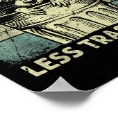 Trash Panda Raccoon It's Called Trash Can Not Tras Poster (Ecke)