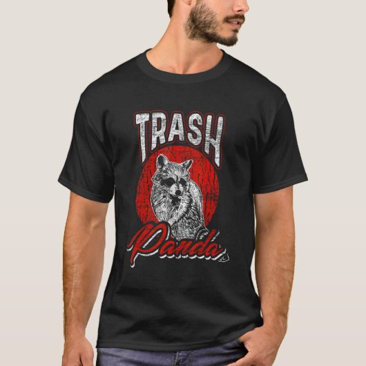 Trash Panda Raccoon T-Shirt (Vorderseite)
