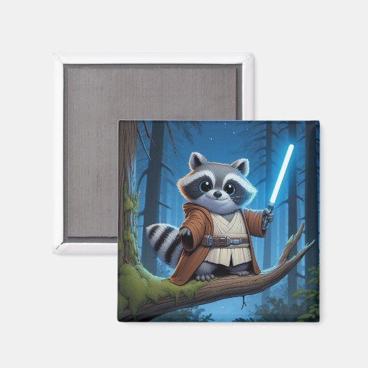 Trash Panda Space Knight Magnet (Vorderseite/Rückseite)