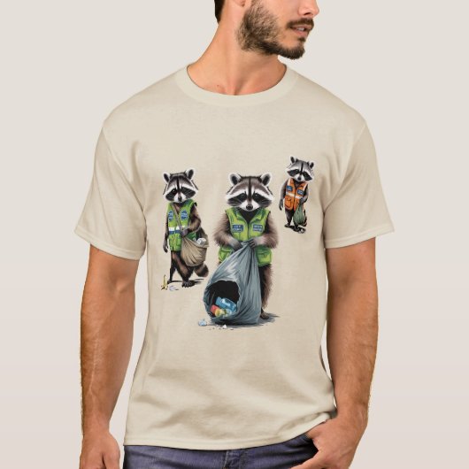 Trash Panda Trio T-Shirt (Vorderseite)