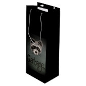 Trash Panda Weinbeutel Geschenktüte Für Weinflaschen (Vorderseite Schrägansicht)