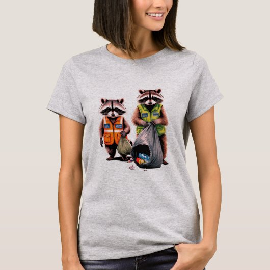 Trash Pandas: Dynamic Duo T-Shirt (Vorderseite)