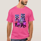 Trash Pandas: Neon getönt Dynamic Duo T-Shirt (Vorderseite)