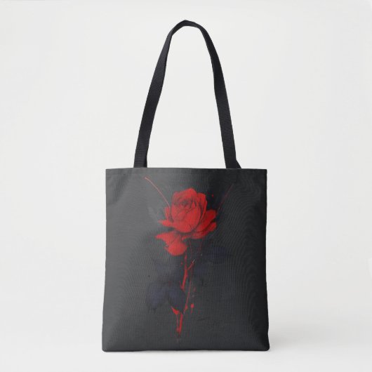 Trash Polka Rose-Tasche Tasche (Vorderseite)