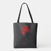 Trash Polka Rose-Tasche Tasche (Rückseite)