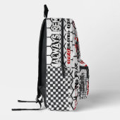 Trash Polka Tattoo Style Bedruckter Rucksack (Links)