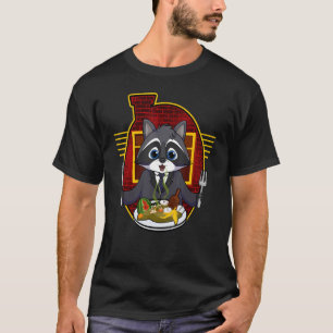 Trash Raccoon Eat Ugly Niedlich Raccoon in Resta T-Shirt