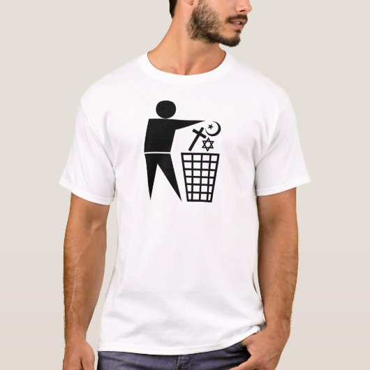 Trash_Religion_b-on-w_no-site T-Shirt (Vorderseite)