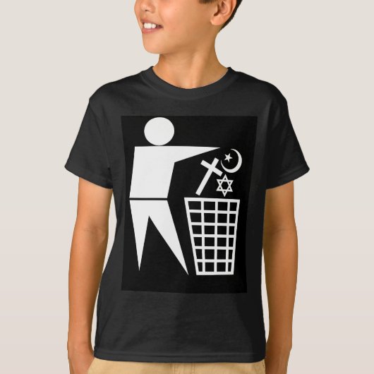 Trash_Religion_w-on-b_no-site T-Shirt (Vorderseite)