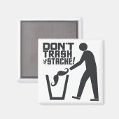 Trash-Stache-Magnet Magnet (Vorderseite/Rückseite)
