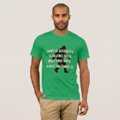 Trash Talking Sasquatch Funny Bigfoot T - Shirts (Vorne ganz)