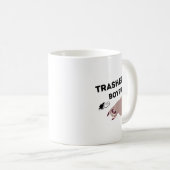 Trashed Boyfriend, Funny Trashed Panda Couples Pre Kaffeetasse (VorderseiteRechts)