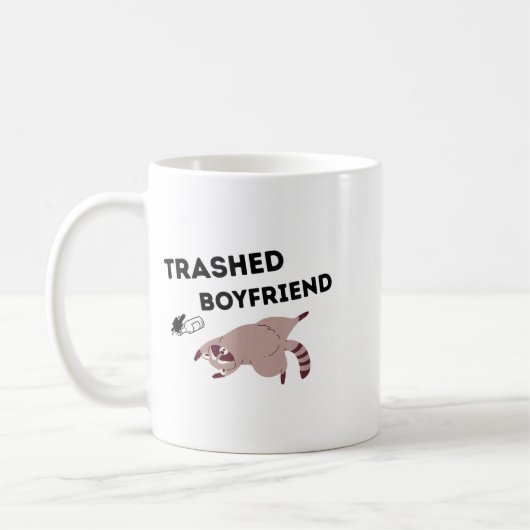 Trashed Boyfriend, Funny Trashed Panda Couples Pre Kaffeetasse (Links)