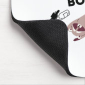 Trashed Boyfriend, Funny Trashed Panda Couples Pre Mousepad (Ecke)