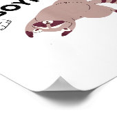 Trashed Boyfriend, Funny Trashed Panda Couples Pre Poster (Ecke)