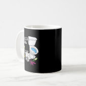Trashed Panda Drunk Racoon Party Animal Meme Funny Kaffeetasse (Vorderseite Links)