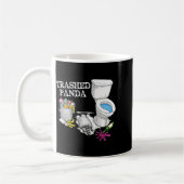 Trashed Panda Drunk Racoon Party Animal Meme Funny Kaffeetasse (Links)