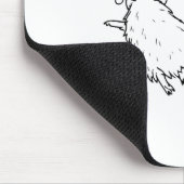 Trashed Panda, Funny Drunk Raccoon, Funny Trash Pa Mousepad (Ecke)