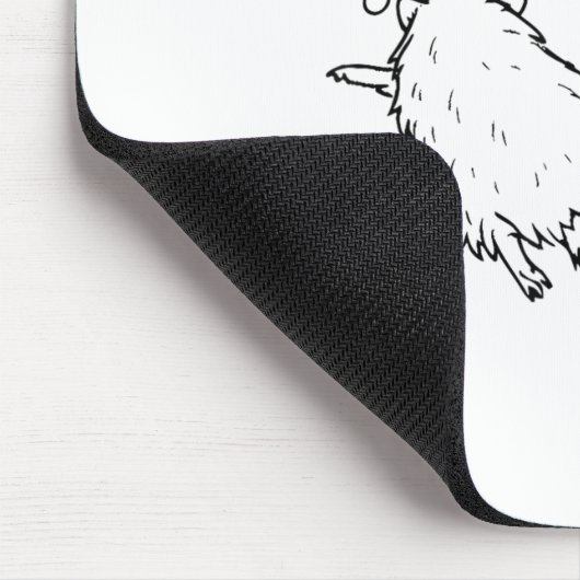 Trashed Panda, Funny Drunk Raccoon, Funny Trash Pa Mousepad (Ecke)