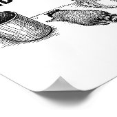 Trashed Panda, Funny Drunk Raccoon, Trash Panda Hu Poster (Ecke)