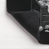 Trashed Panda Funny Drunk Racoon Cool Animals Grap Mousepad (Ecke)