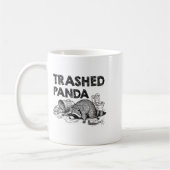 Trashed Panda Funny Drunk Racoon Gets Drunk Meme F Kaffeetasse (Links)