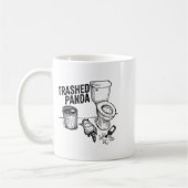 Trashed Panda Funny Drunk Racoon  Kaffeetasse (Links)