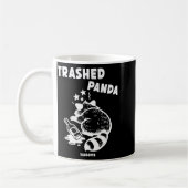 Trashed Panda Hangover Social Media Crazy Drunk Ra Kaffeetasse (Links)