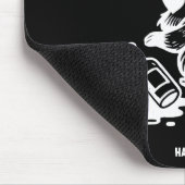 Trashed Panda Hangover Social Media Crazy Drunk Ra Mousepad (Ecke)