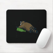 Trashed Panda Is My Srit Animal Funny Trash Racoon Mousepad (Mit Mouse)