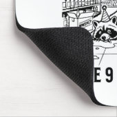 Trashed Panda Liquore Funny Hangover Crazy Drunk R Mousepad (Ecke)