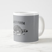 Trashed Panda Mug Jumbo-Tasse (Vorderseite Rechts)