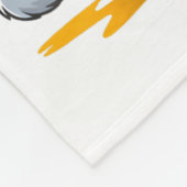 Trashed Panda New Year 2026 Funny Drunk Raccoon  Fleecedecke (Ecke)