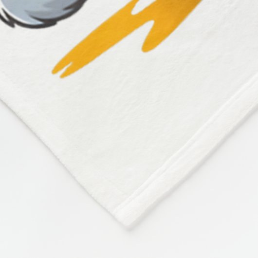 Trashed Panda New Year 2026 Funny Drunk Raccoon  Fleecedecke (Ecke)