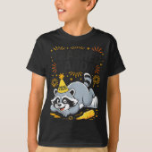 Trashed Panda New Year 2026 Funny Drunk Raccoon  T-Shirt (Vorderseite)