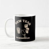 Trashed Panda New Year Resolution Funny Drunk Racc Kaffeetasse (Links)