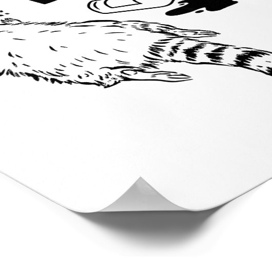 Trashed Panda  Poster (Ecke)