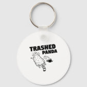 Trashed Panda Schlüsselanhänger (Vorderseite)