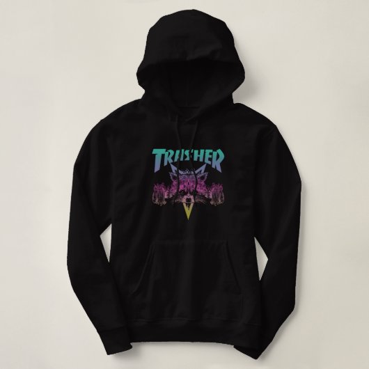 TRASHER (verblasst) Hoodie (Design vorne)
