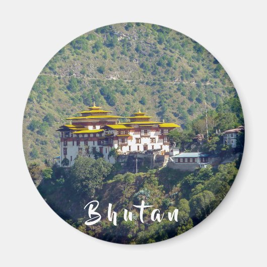 Trashigang Dzong - Ostbhutan Magnet (Vorne)