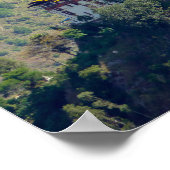 Trashigang Dzong - Ostbhutan Poster (Ecke)