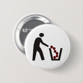Trashing Krebs Button (Vorne & Hinten)