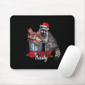 Trashy Christmas Raccoon Xmas Trash Panda Rac blei Mousepad (Mit Mouse)