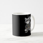 Trashy Cool Raccoon Wild Animal Spaß Trash P Kaffeetasse (VorderseiteRechts)